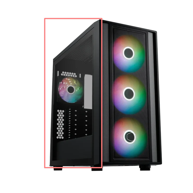 Tempered Glass Panel - MasterBox 600 Black