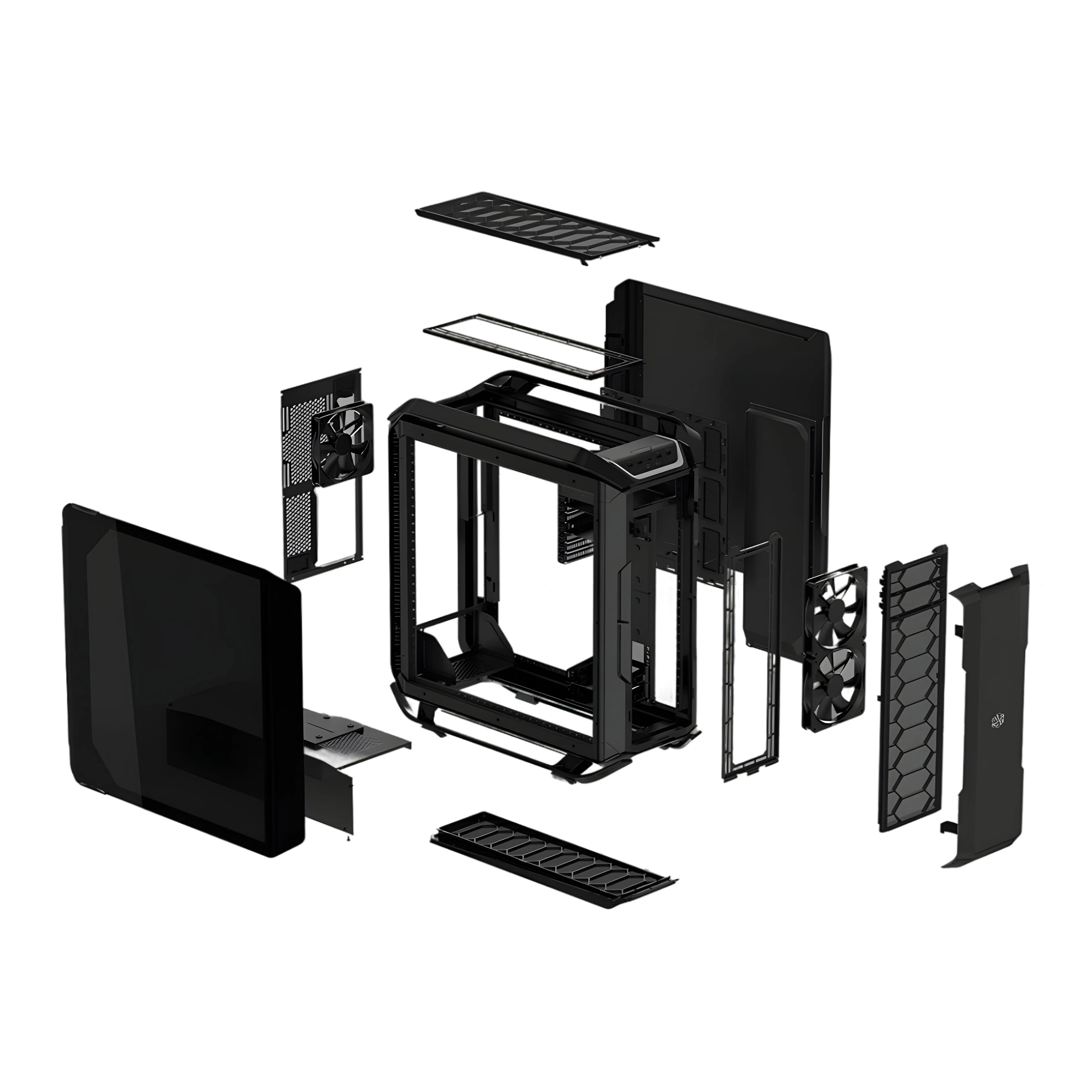 Top Cover & I/O Panel - Cosmos C700P Black Edition - Image 3